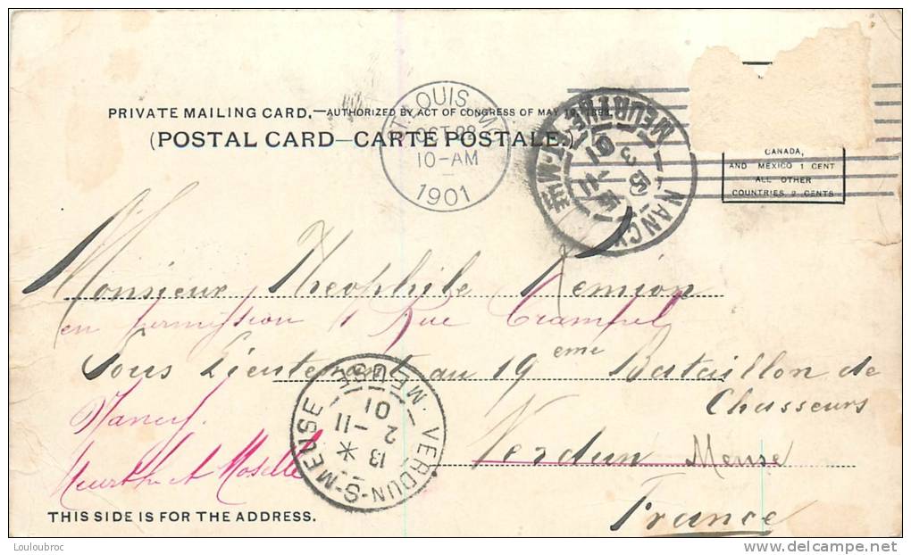 SAINT LOUIS GREETINGS FROM SAINT LOUIS VOYAGEE EN 1901 - St Louis – Missouri