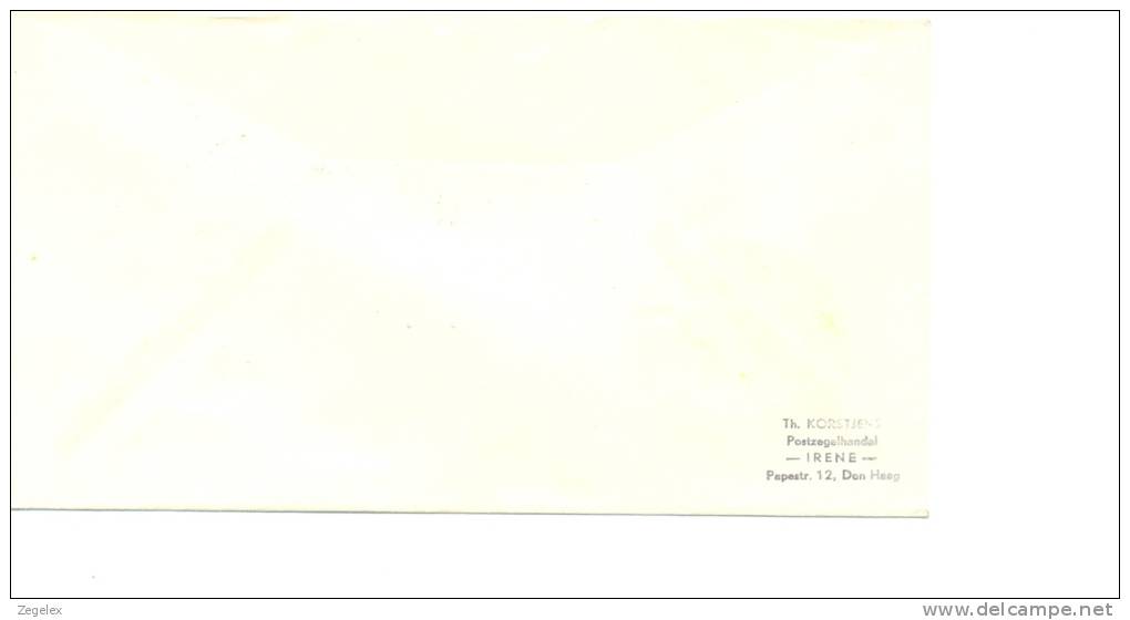 E53 1962 Europa. Open Klep, Getypt Adres - FDC