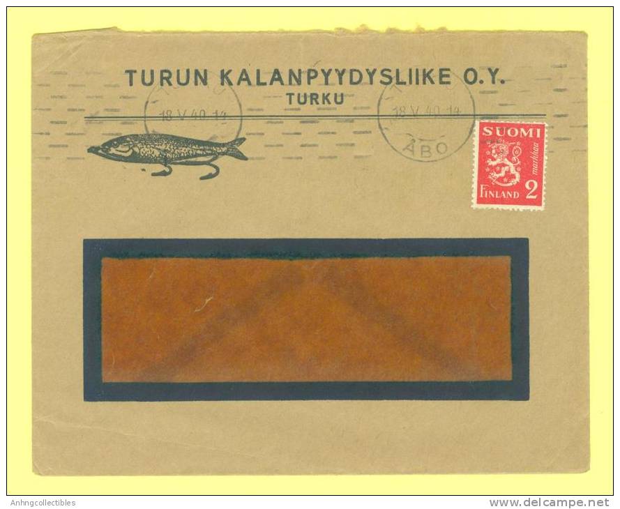 Finland: Old Cover - 1940 Postmark - Lettres & Documents