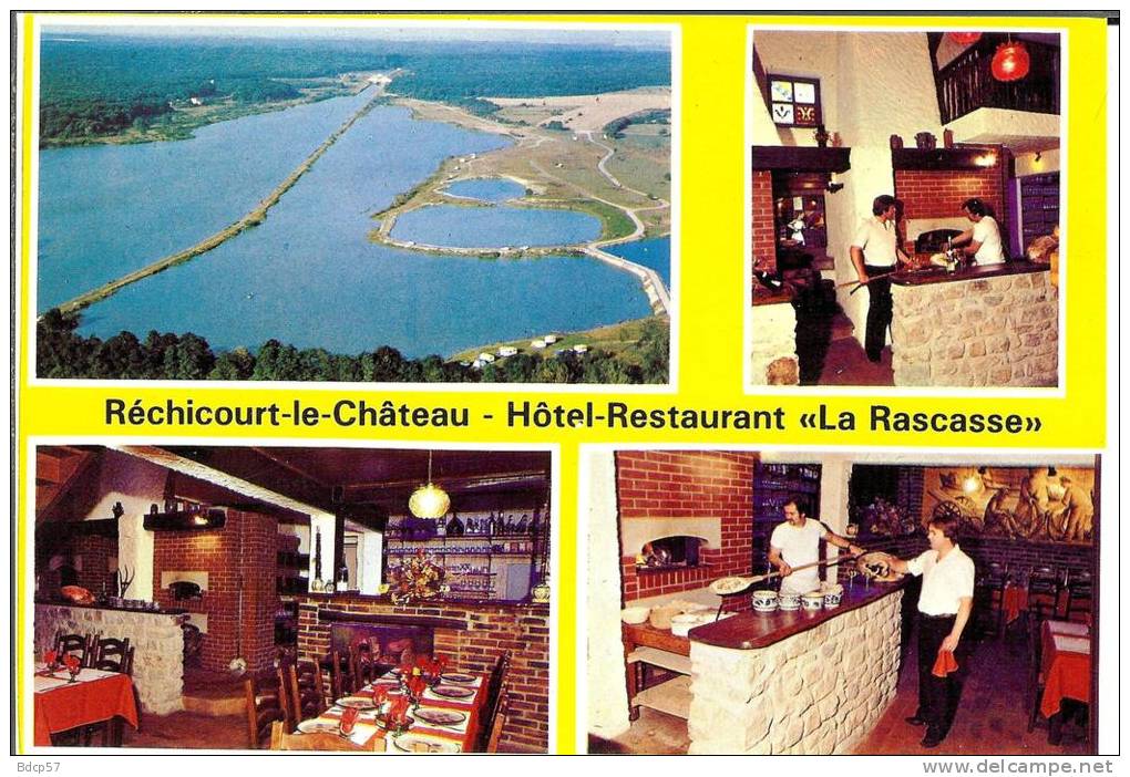 57 - Moselle -  RECHICOURT Le CHATEAU - Hôtel Restaurant  "  La RASCASSE "  - Format 10,5 X 15 - Rechicourt Le Chateau