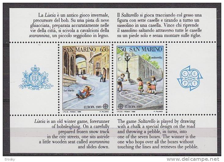 B2236- SAN MARINO BF Ss N°32 ** EUROPA CEPT - Blocs-feuillets