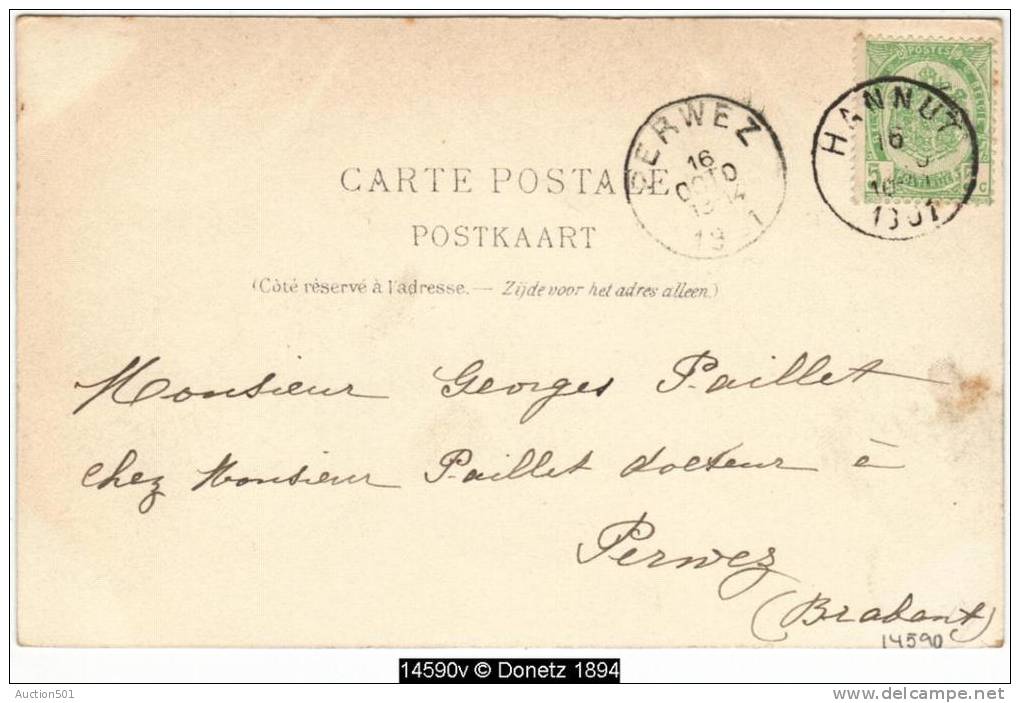 14590g RUE De La STATION - Hannut - 1901 - Hannut