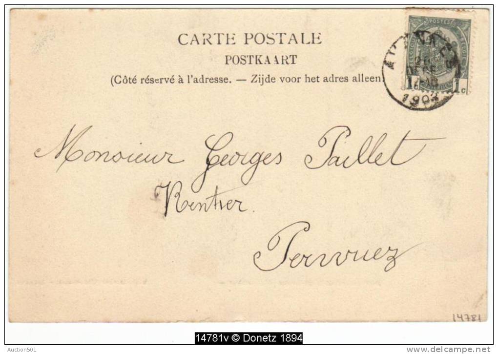 14781g ECOLE COMMUNALE - JUSTICE DE PAIX - Etablissements Publics - Avennes - 1903 - Braives