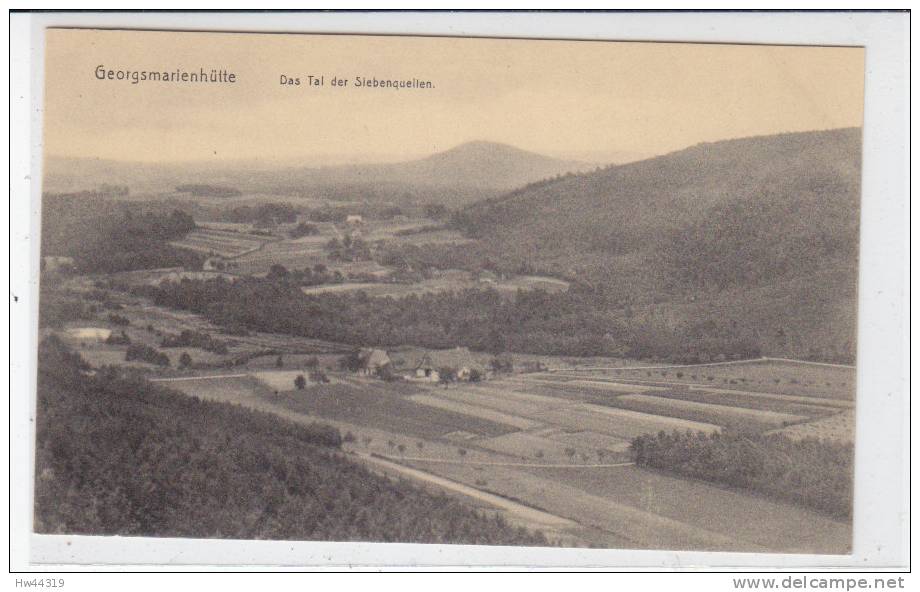 Georgsmarienhütte - Das Tal Der Siebenquellen -- Um 1910 - Georgsmarienhütte