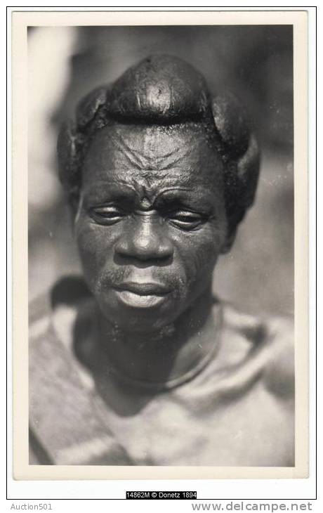 14862Mg C. ZAGOURSKI - PHOTOGRAPHE - L'AFRIQUE QUI DISPARAIT! - Type Banza - Scarification - Carte Photo - Congo Belge