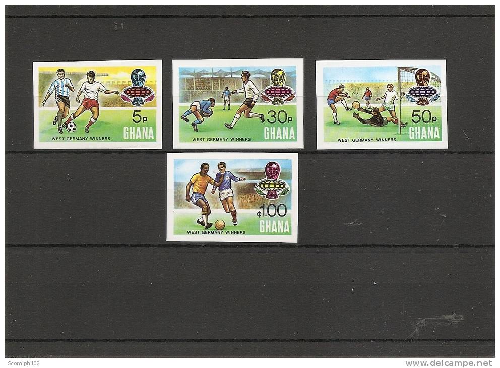 Coupe Du Monde-1974 ( 520/523 Non Dentelés Xxx-MNH- Du Ghana à Voir) - 1974 – Germania Ovest