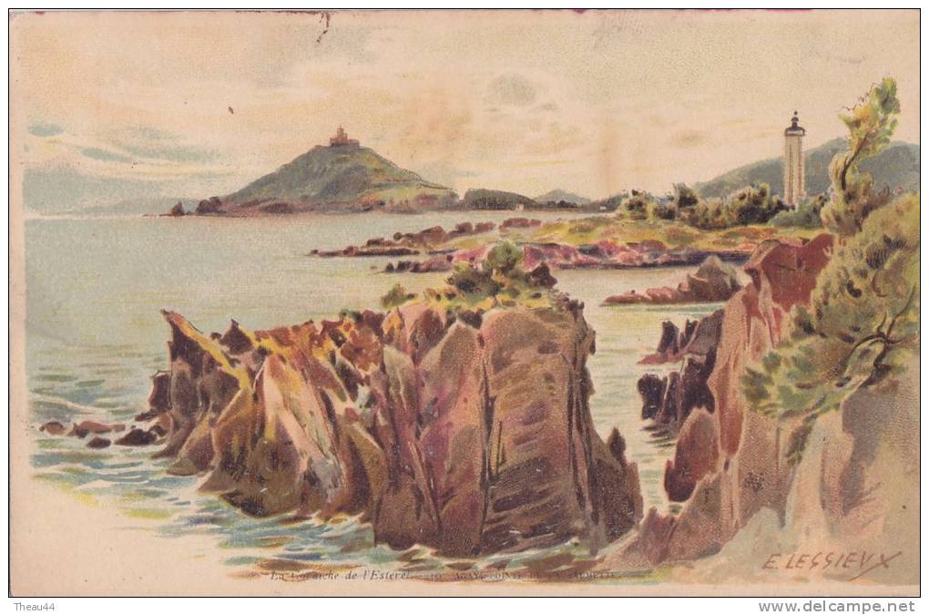 ¤¤  -   Illustrateur  " E. LESSIEUX "  -  La Corniche De L'Esterel   -  ¤¤ - Lessieux