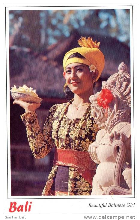 Beautiful Balinese Girl, Bali - Sujana AC240 Unused - Indonesia