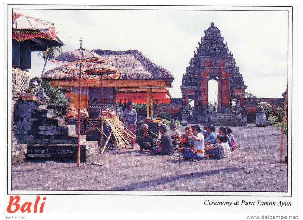 Ceremony At Pura Taman Ayun, Bali - Sujana 1031, 1997 Unused - Indonesia