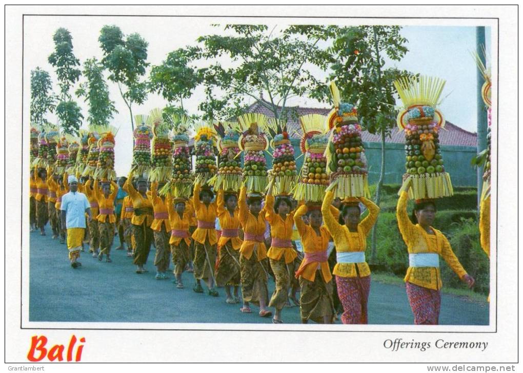 Offerings Ceremony , Bali - Sujana AC 277 Unused - Indonesia