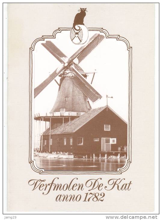 Nederland/Holland, Zaanse Schans, Verfmolen "De Kat", Ca. 1990 - Zaandam