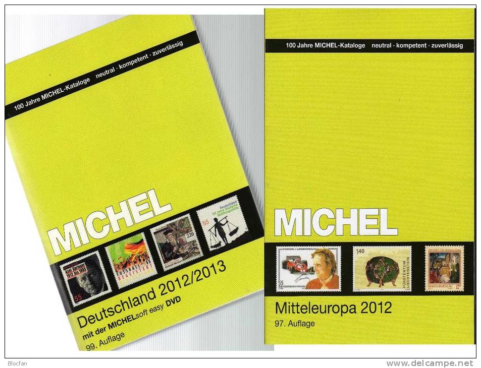 Germany And Part1 Stamp Catalogue 2012/2013 New 102€ Deutschland+Mittel-Europa MlCHEL With D A CH CSR HU FL Slowakei UNO - Collections