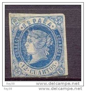 12 CUARTOS 1862 *, BUEN ESTADO, CATALOGO 60 EUROS - Unused Stamps