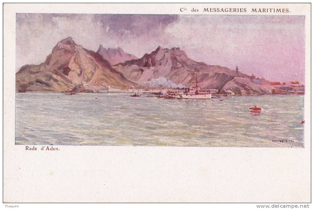 ¤¤  -  Rade D'ADEN  -  Compagnie Des Messageries Maritimes  -  Illustrateur    -  ¤¤ - Yemen