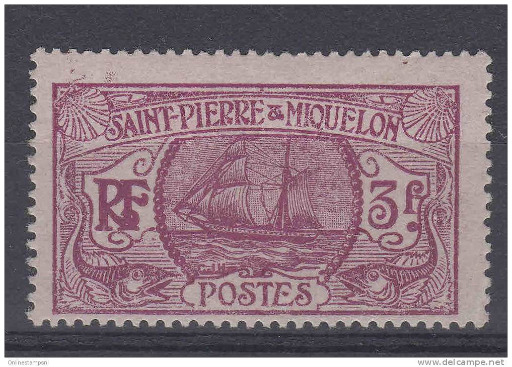 St Pierre Et Miquelon Yvert Nr 131 , MH/*. Cat Value Maury  € 24 - Nuovi