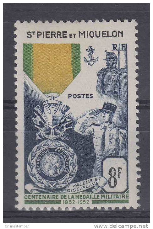 St Pierre Et Miquelon Yvert   Nr 347 , MH/*  Cat Value Maury  € 17 - Unused Stamps