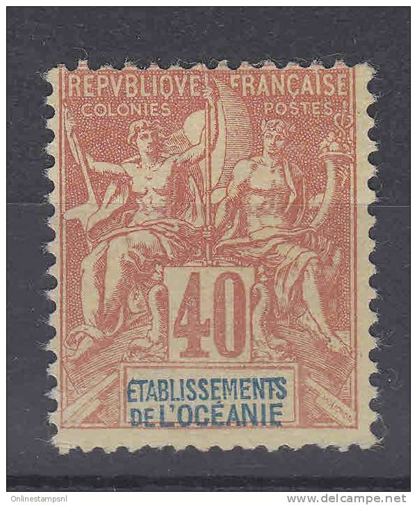 Oceanie Yvert  10 , Not Used No Gum (*)  Cat Value Maury  € 165 - Unused Stamps