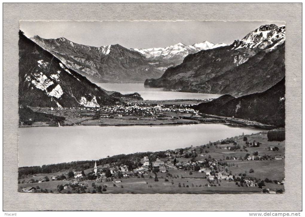 34083     Svizzera,  Aeschi -  Interlaken  Vom  Niesen  Aus  Gesehen,  VG  1958 - Aeschi