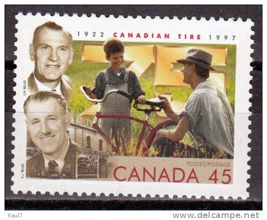 CANADA 1997 - Le Vélo, La Tire Canadienne - 1v Neufs // Mnh - Unused Stamps