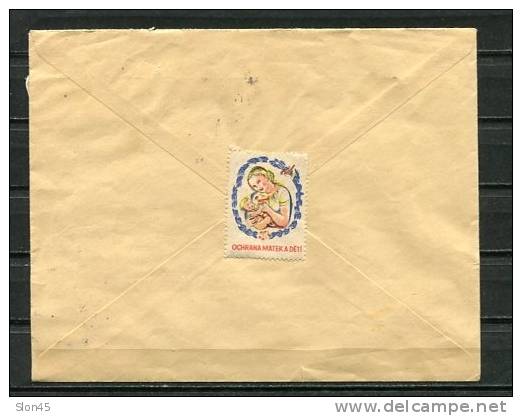 Czechoslovakia/Bohemia & Moravia/Germany 1942 Register Cover+Label Praha   Pair - Storia Postale