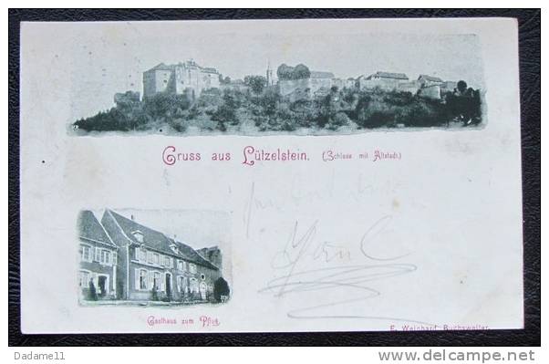 La Petite Pierre  1898 Gasthaus Zum Pflug - La Petite Pierre