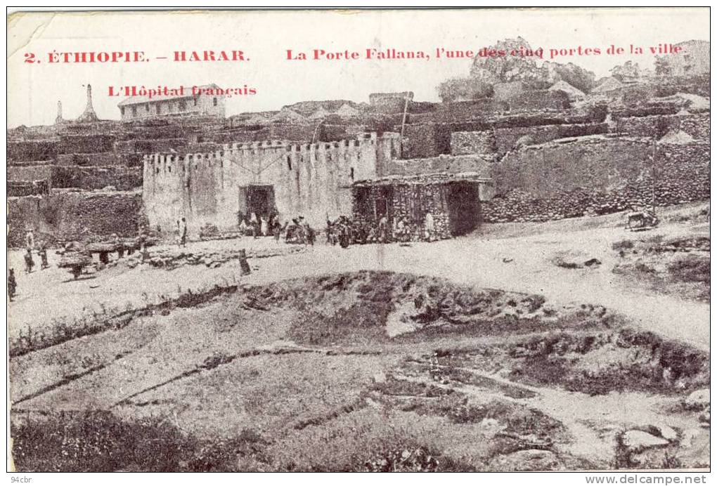 CPA (ETHIOPIE)      HARAR La Porte Fallana  L, Une Des Cinq Portes De La Ville - Ethiopie