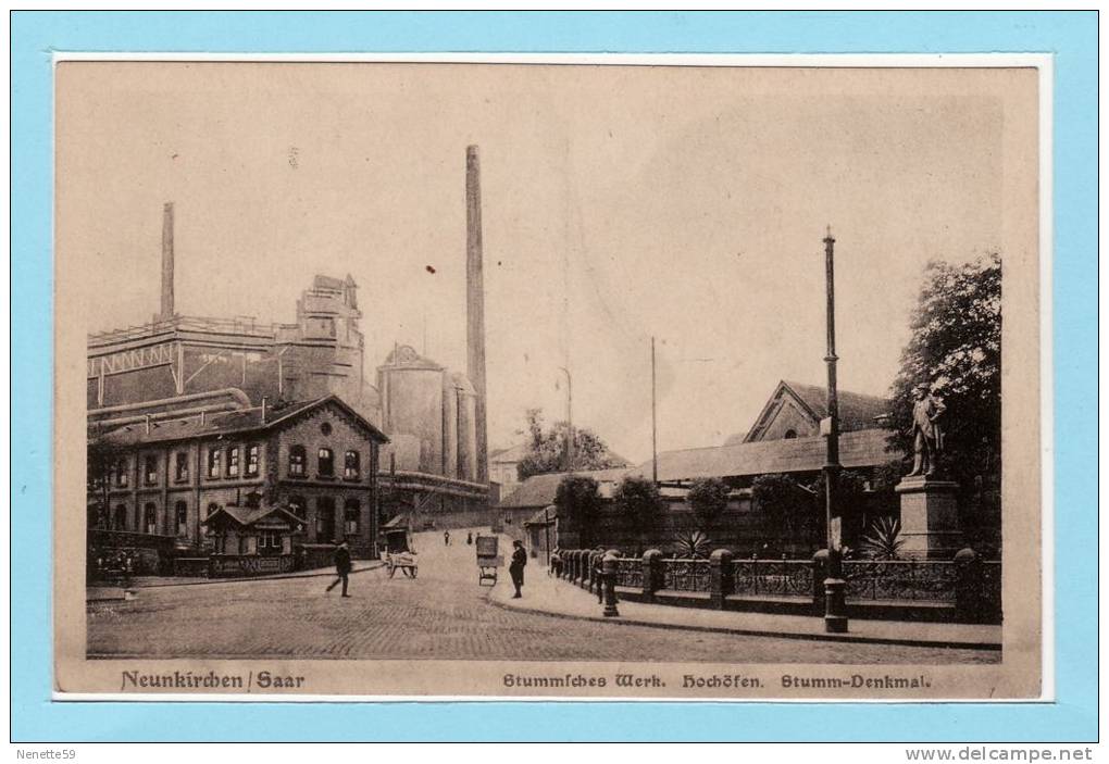 NEUNKIRCHEN  -  Stummiches Werk - Usines STUMM En 1919 ( SAAR ) - Kreis Neunkirchen