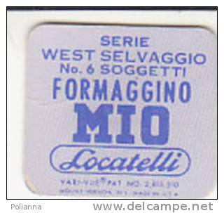 PO6684B# FIGURINA ANIMATA FORMAGGINO MIO LOCATELLI Anni '60 Serie WEST SELVAGGIO - Altri & Non Classificati