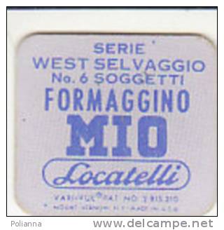 PO6686B# FIGURINA ANIMATA FORMAGGINO MIO LOCATELLI Anni '60 Serie WEST SELVAGGIO - INDIANO - Autres & Non Classés