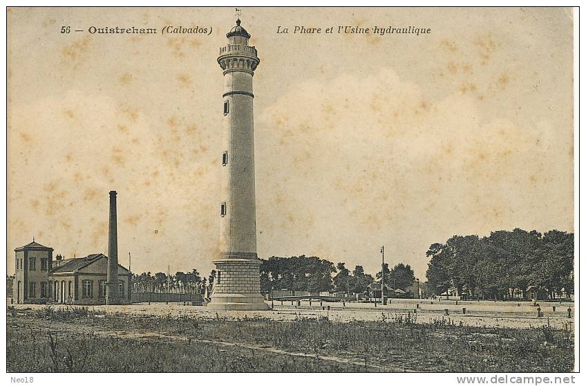 Ouistreham 56 Le Phare Et Usine Hydraulique Edit BF Lighthouse - Ouistreham