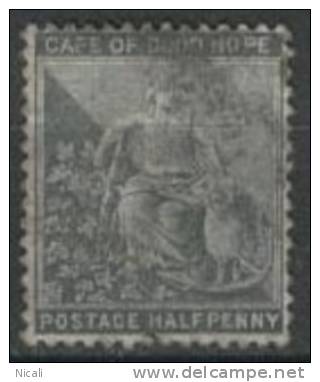 CAPE OF GOOD HOPE 1871 1/2d Grey-black SG28 U HS63 - Kap Der Guten Hoffnung (1853-1904)