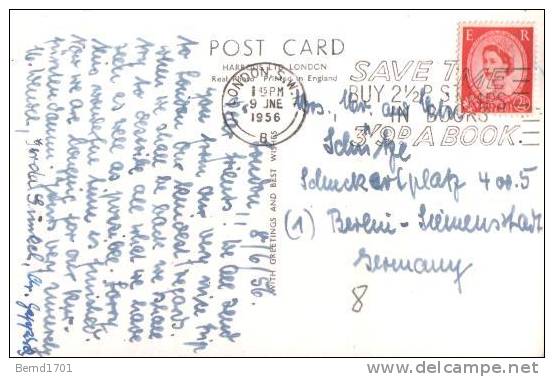 Großbritannien / United Kingdom - Karte Echt Gelaufen / Card Used (l 666) - Lettres & Documents