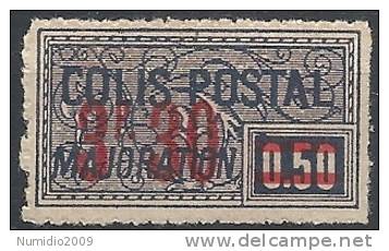 1926 FRANCIA PACCHI POSTALI 3,30 F SU 50 CENT SENZA GOMMA - FR622 - Neufs