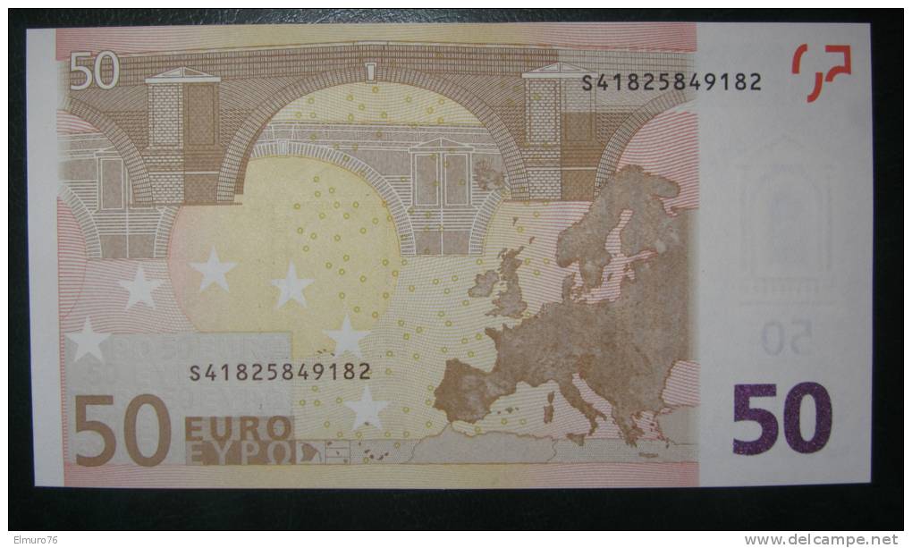 50 EURO J070C5 Italy Serie S Perfect UNC - 50 Euro