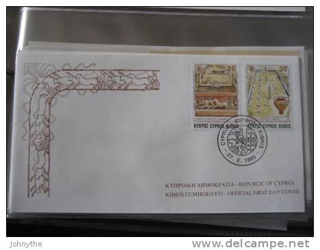 Cyprus 1995 Third International Congress Of Cypriot Studies FDC - Cartas