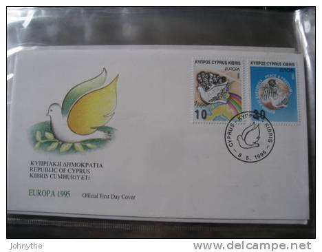 Cyprus 1995 Europa  FDC - Cartas