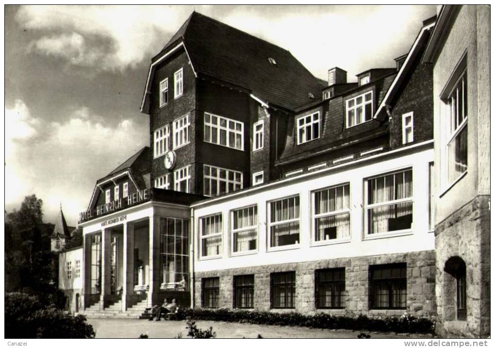 AK Schierke, Hotel Heinrich Heine, Gel, 1979 - Schierke