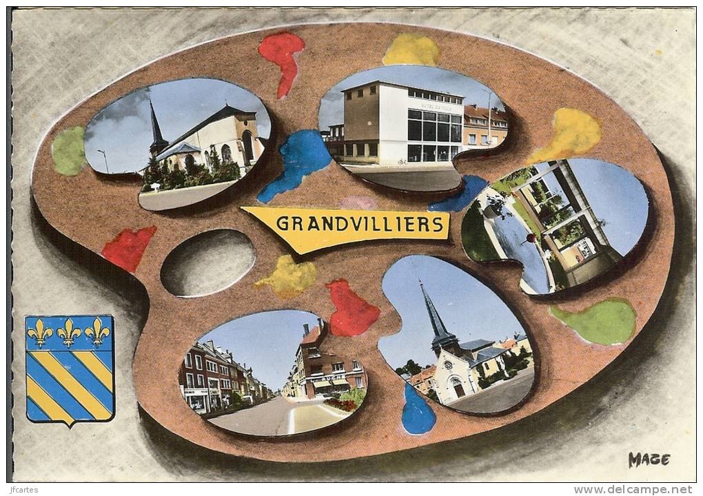 60 - GRANVILLIERS - Multivues - Semi Moderne Gd Format - Grandvilliers