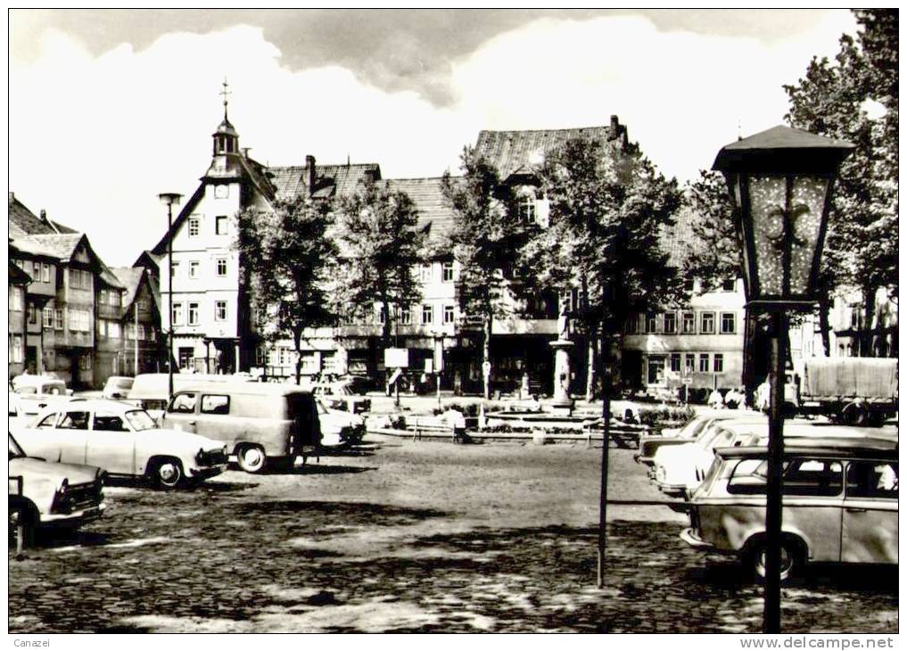 AK Schleusingen, Marktplatz, Ung, 1975 - Schleusingen