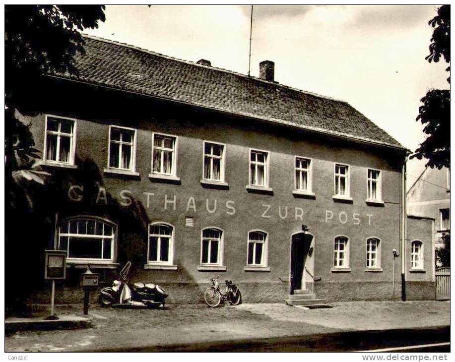 AK Schmannewitz/Kr. Oschatz, Gasthaus Zur Post, Ung, 1967 - Oschatz