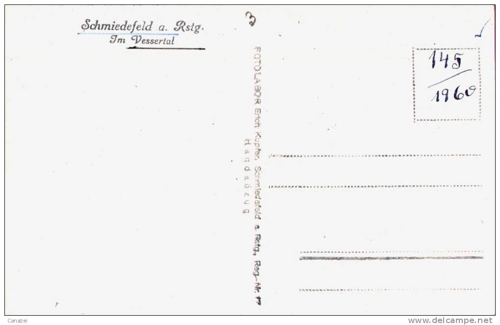 AK Schmiedefeld, Im Vessertal, Ung, 1960 - Schmiedefeld