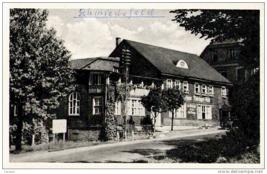 AK Schmiedefeld, Gasthaus Zum Thüringer Wald, Ung, 1960 - Schmiedefeld