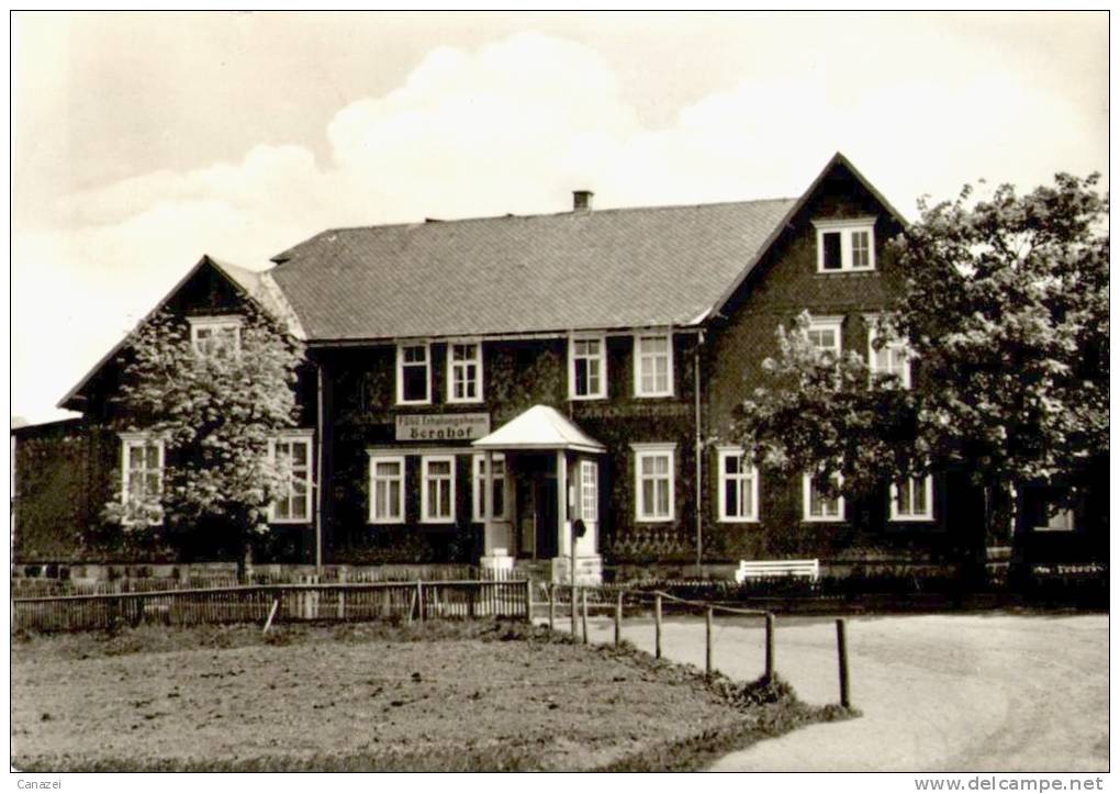 AK Schmiedefeld, FDGB-Heim Berghof, Gel, 1967 - Schmiedefeld