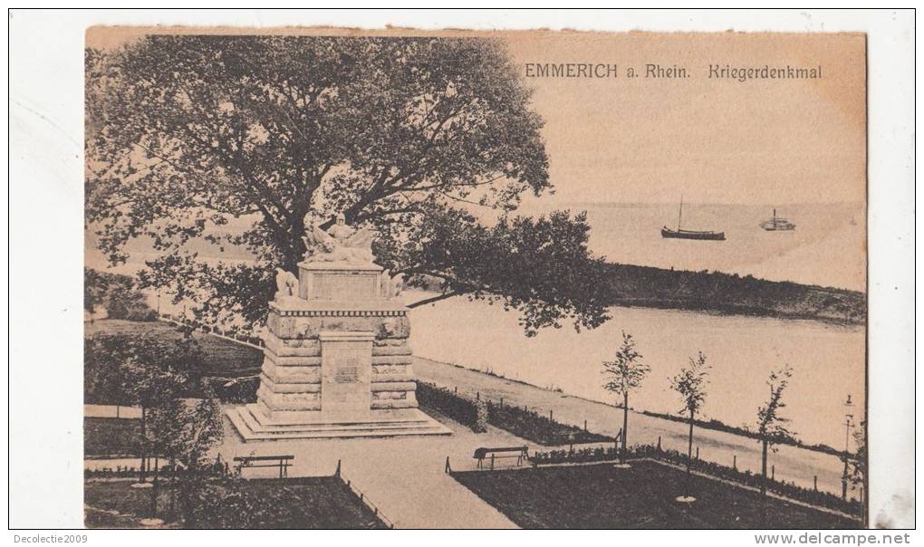 BR41927 Rriegerdenkmal  Emmerich  2 Scans - Emmerich