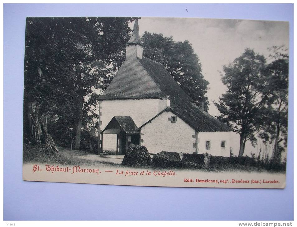 Ma Réf: 32-7-96.                 ST THIBAUT MARCOUR     La Place Et La Chapelle. - Rendeux