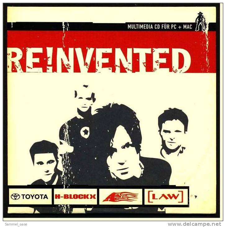 Rock Musik , Promo Maxi CD Reinvented - Multimedia In Papphülle - Rock