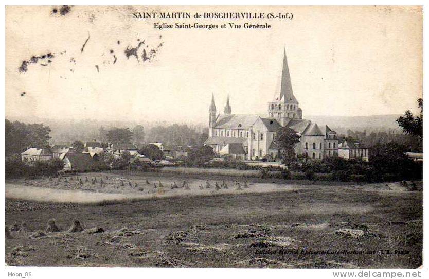 76 -SAINT MARTIN DE BOSCHERVILLE Eglise Saint Georges - Saint-Martin-de-Boscherville