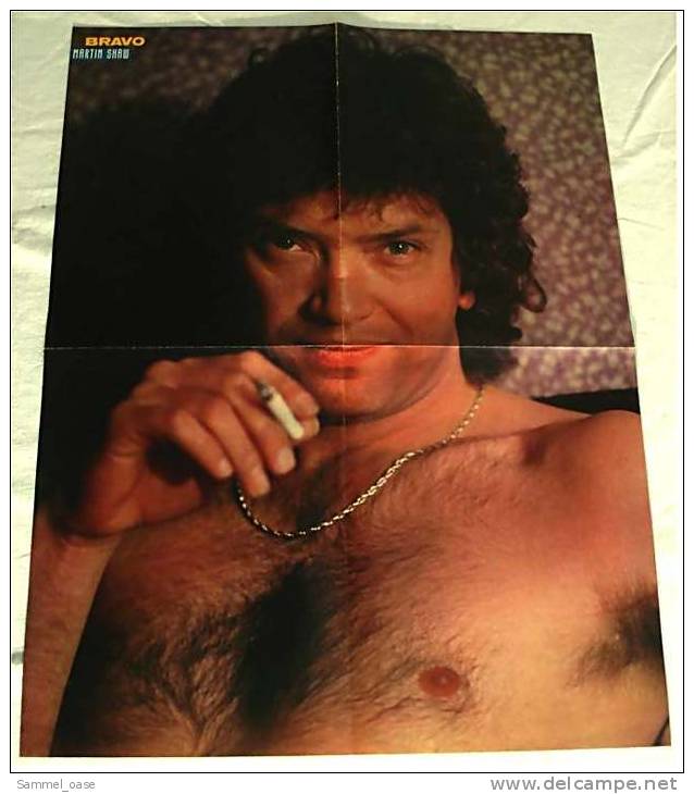 Musik Poster  Barclay James Harvest -  Rückseitig : Martin Shaw  -  Von Bravo Ca. 1982 - Plakate & Poster
