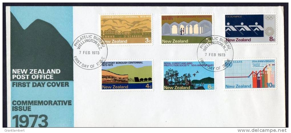 New Zealand 1973 Commemorative Issue FDC - FDC