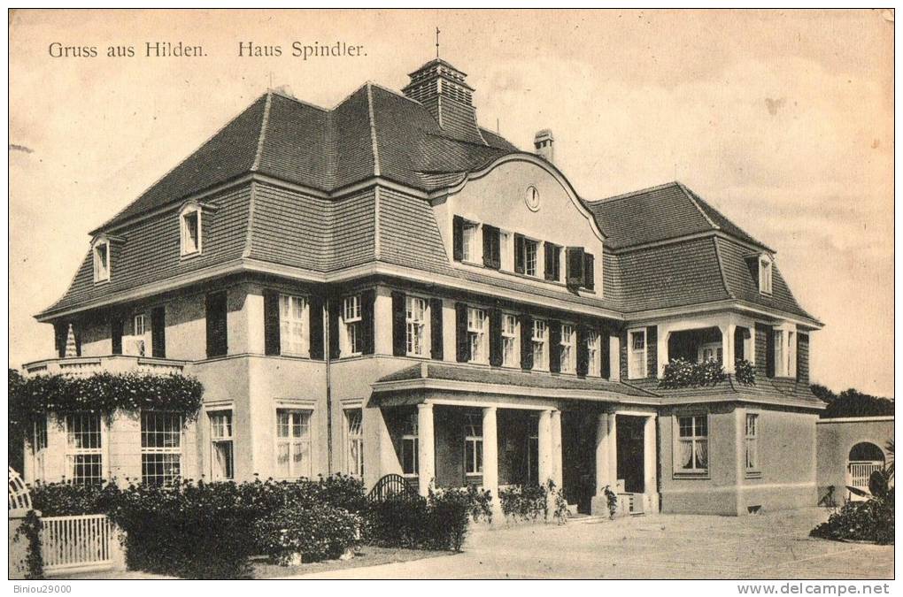 CPA GRUSS AUS HILDEN  Haus Spindler - Hilden